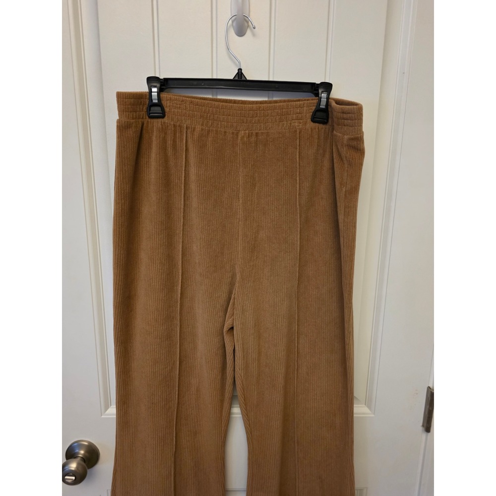 Aerie Womens XL Long Flare Leg Lounge Pants Brown